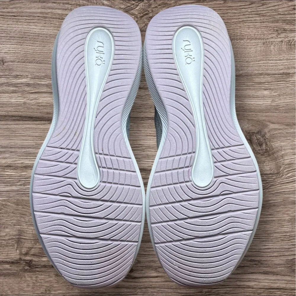 Ryka Womens Flourish Athletic Walking Shoes Size 7.5M Gray/Purple Lightweight Co - Picture 5 of 6